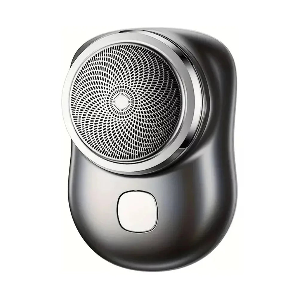 Mini Barbeador Elétrico Portátil Lavável Recarregavel Usb Aparador de Barba Bolso