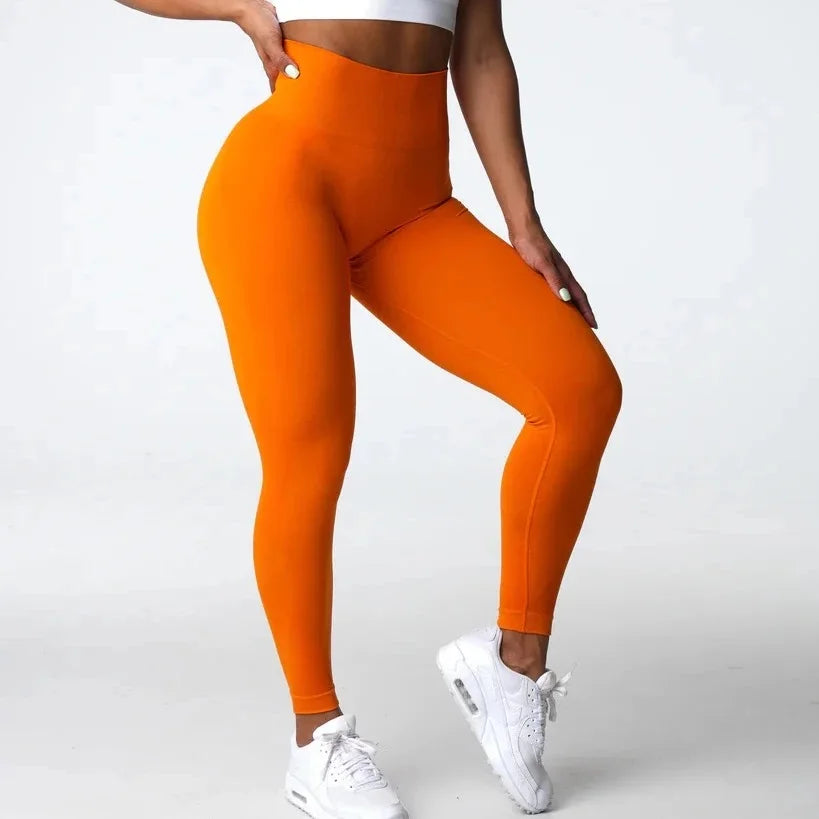 Contorno 2.0 sem costura leggings mulheres macio elastano shorts de ginásio esportes push up roupas de fitness cintura alta calças de yoga calças de treino