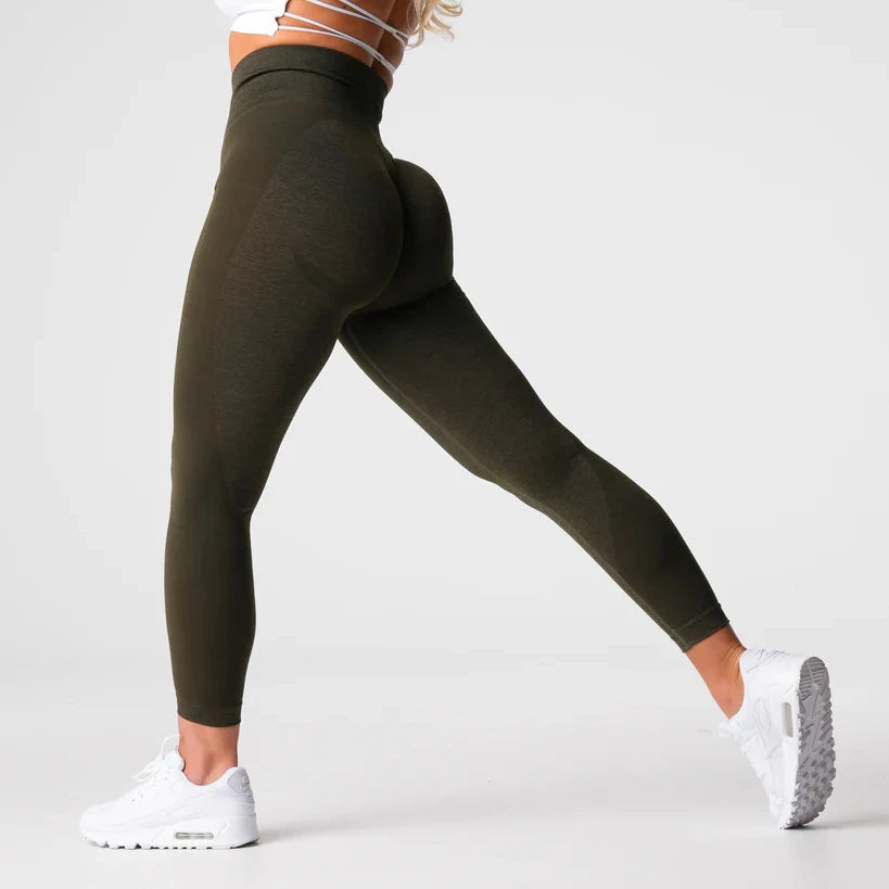 Contorno 2.0 sem costura leggings mulheres macio elastano shorts de ginásio esportes push up roupas de fitness cintura alta calças de yoga calças de treino
