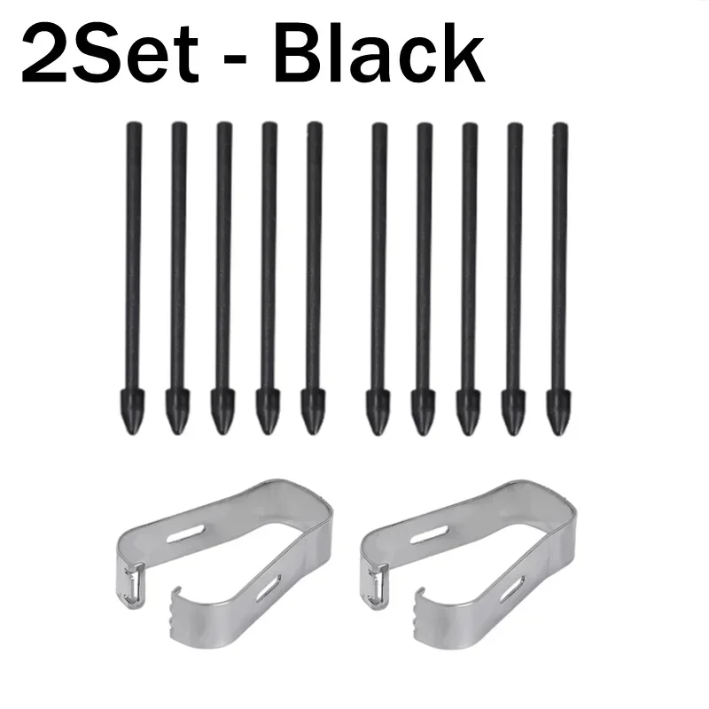 Pontas de lápis de substituição para samsung galaxy tab s6 s7 s21 s22 s23 s24 note 10 20 s caneta spen nibs com remoção pinça recarga conjunto
