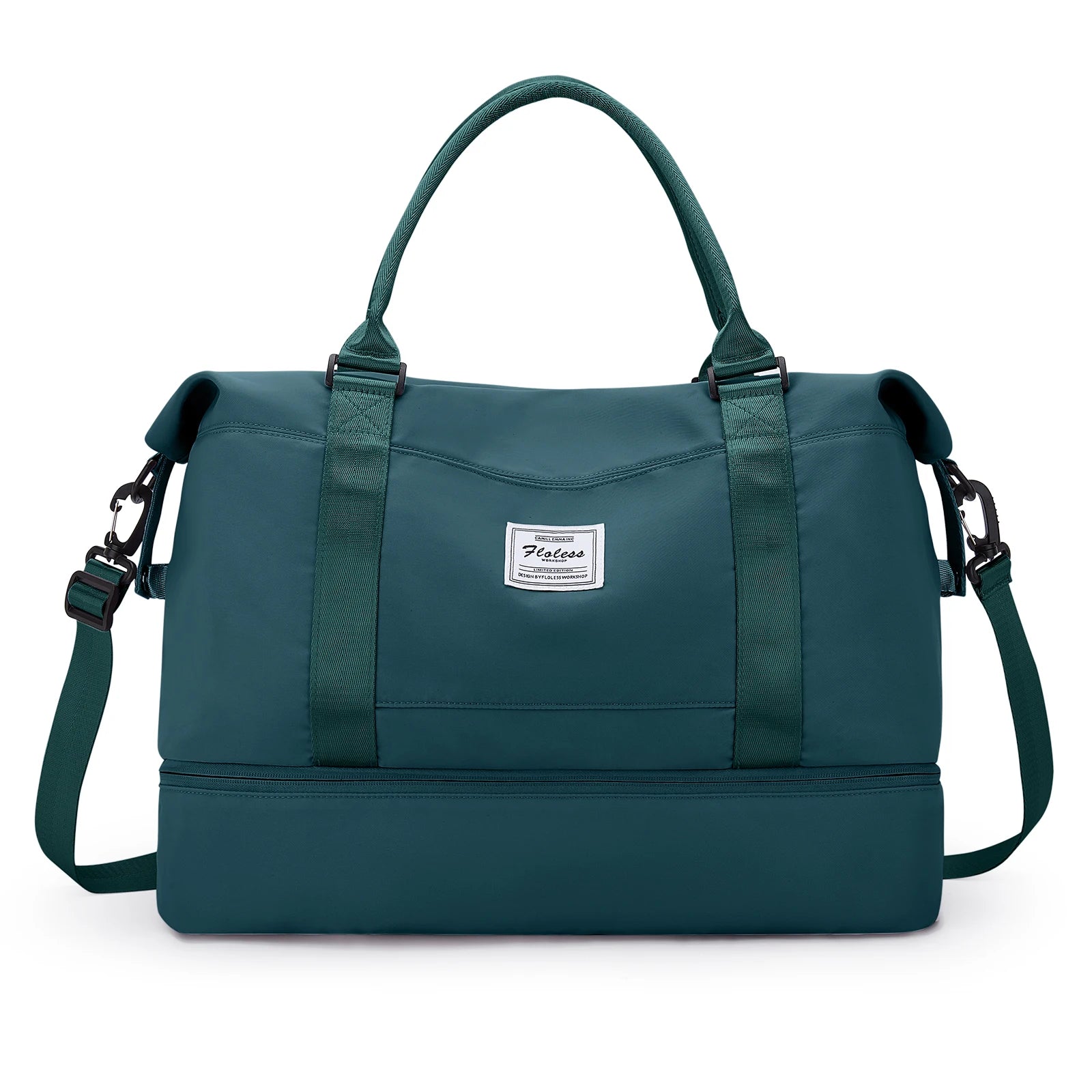 Bolsas de fim de semana para mulheres, bolsa de viagem para itens pessoais com compartimento para sapatos, bolsa de viagem noturna com bolsa de higiene pessoal