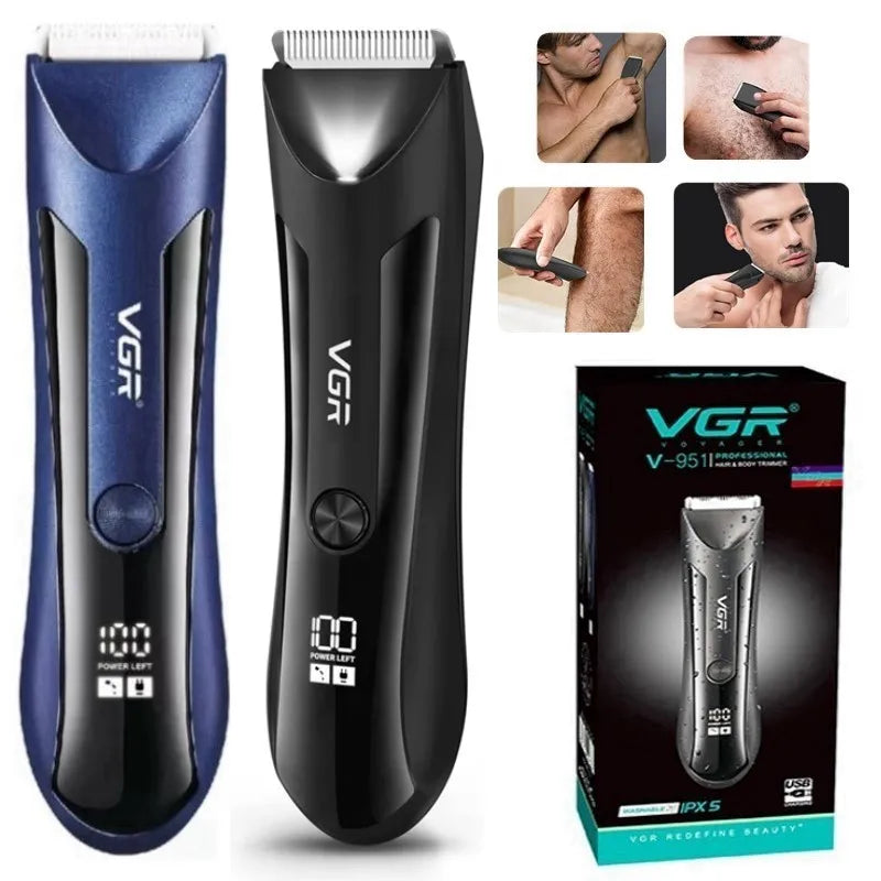 À prova dwaterproof água virilha corpo pubic barba aparador de pêlos para homem e mulher elétrica bola barbeador & corpo groomer recarregável lâmina cerâmica