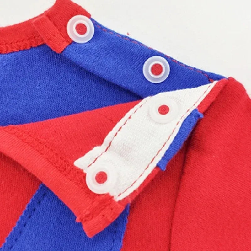 Super marios bros bebê recém-nascido macacão da criança traje bonito anime cosplay trajes outono inverno crianças rastejando macacão macacão