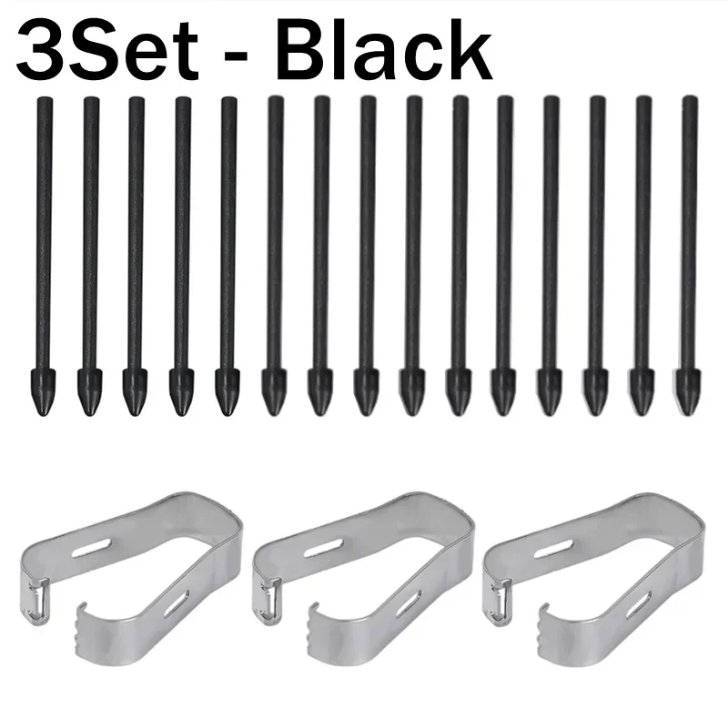 Pontas de lápis de substituição para samsung galaxy tab s6 s7 s21 s22 s23 s24 note 10 20 s caneta spen nibs com remoção pinça recarga conjunto