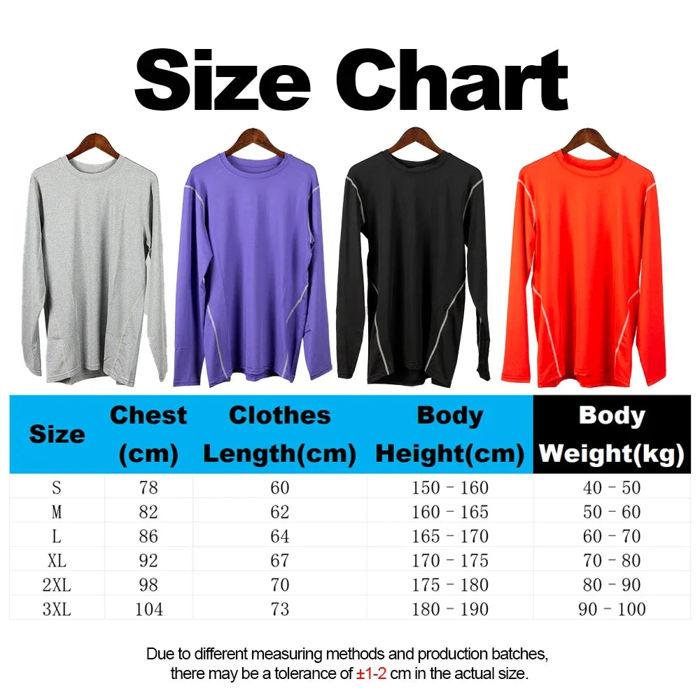 Homens compressão correndo camiseta ginásio treinamento esportivo jogging camisas de fitness apertado manga longa esporte camiseta roupas secagem rápida