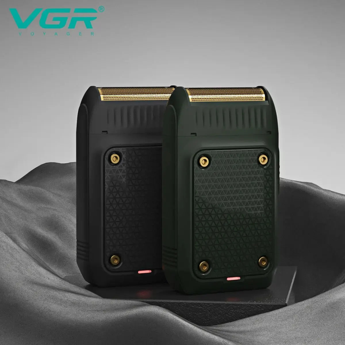 Vgr V-353 barbeador profissional navalha elétrica máquina de barbear portátil aparador de barba recarregável mini barbeador para homem