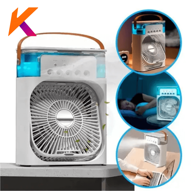 Mini Climatizador  Umidificador, Nebulizador, Ventilador, , Aromatizador