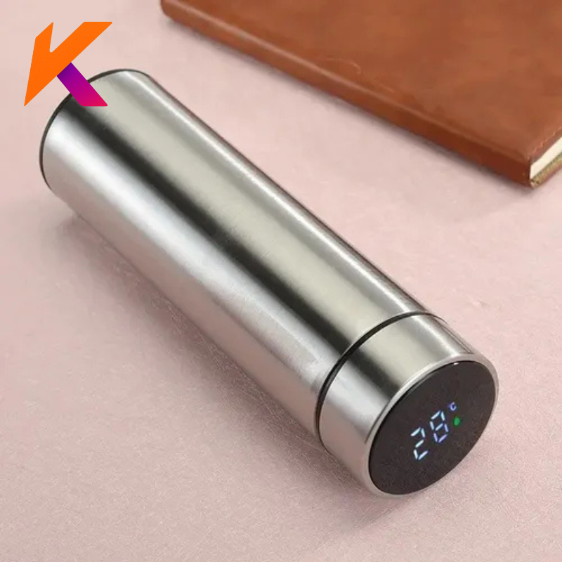 Garrafa Térmica Inox, Inteligente Sensor De Temperatura Digital Led bebida quente e gelada