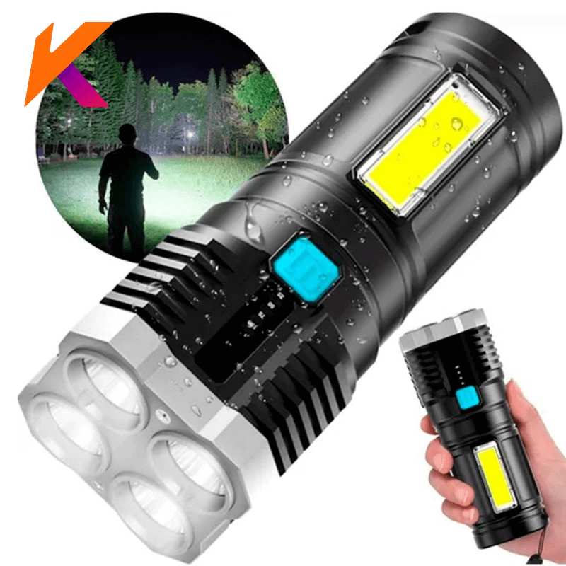 Lanterna LED Ultra Potente Recarregáve