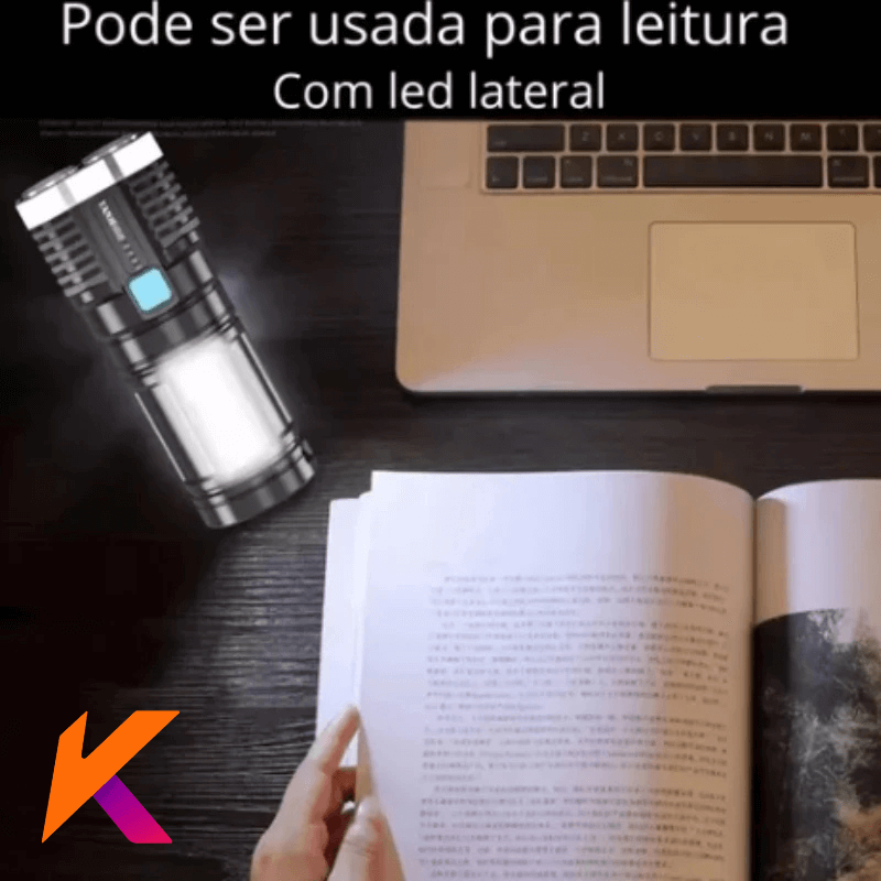 Lanterna LED Ultra Potente Recarregáve
