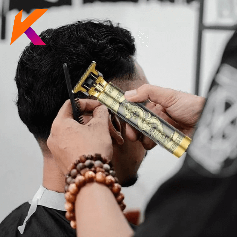 Máquina De Cortar Cabelo Para Barba Masculina Aparador Profissional barbeador acabamento Sem Fio Portátil