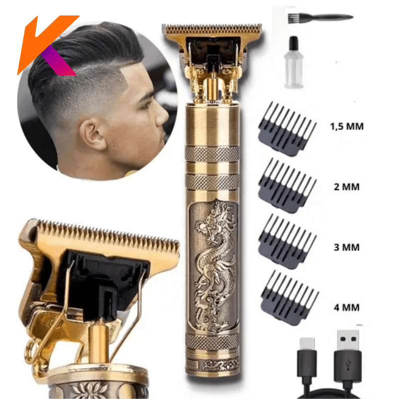 Máquina De Cortar Cabelo Para Barba Masculina Aparador Profissional barbeador acabamento Sem Fio Portátil