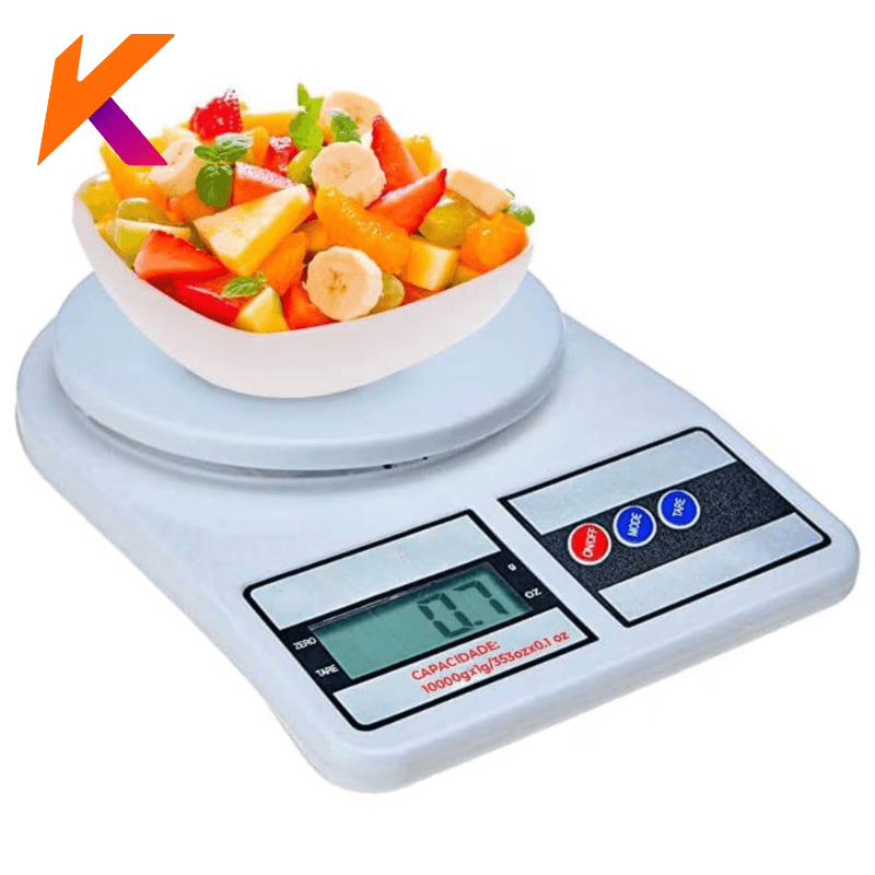 Medidor Balança Universal Multifunções até 10 kg High Precision Alimentos Materiais
