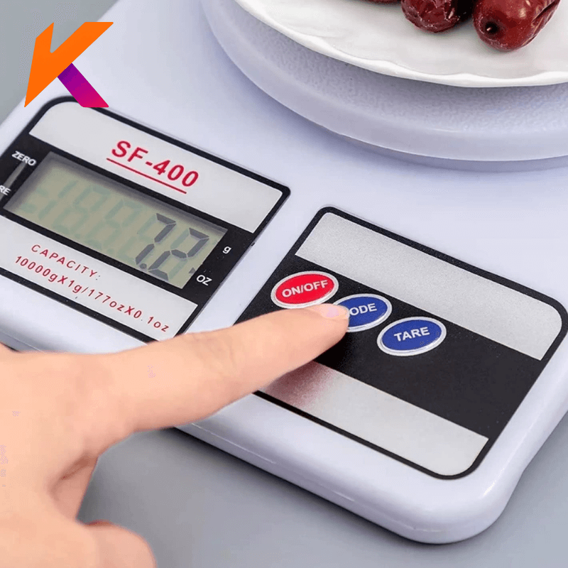 Medidor Balança Universal Multifunções até 10 kg High Precision Alimentos Materiais
