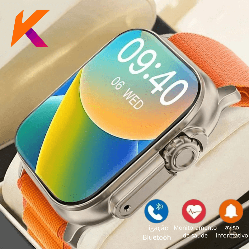 T900 Ultra – O Relógio Inteligente Que Une Estilo, Saúde e Poder no Seu Pulso