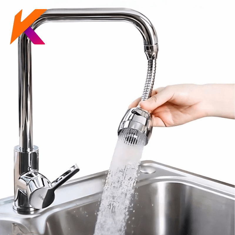 Bico Arejador Extensor Articulado Para Torneiras 360 Inox
