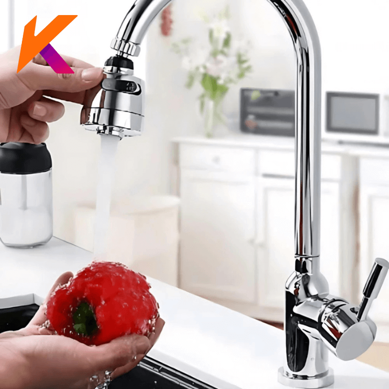 Bico Arejador Extensor Articulado Para Torneiras 360 Inox