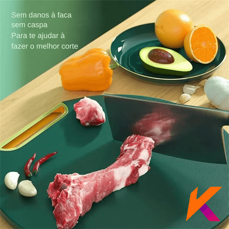 Tábua de Corte Antibacteriana À Prova De Mofo Com Alça anti-rachaduras, de cozinha
