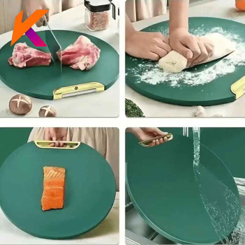 Tábua de Corte Antibacteriana À Prova De Mofo Com Alça anti-rachaduras, de cozinha